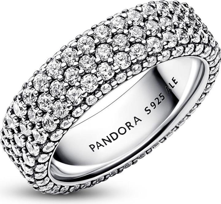 Produktbild Pandora Timeless Dreireihiger Pavé Ring (50, 925 Silber)