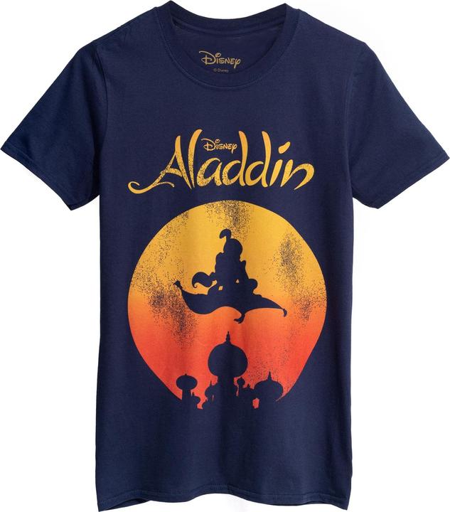 Actual product image Aladdin Mens Magic Carpet Short-Sleeved T-Shirt (L)