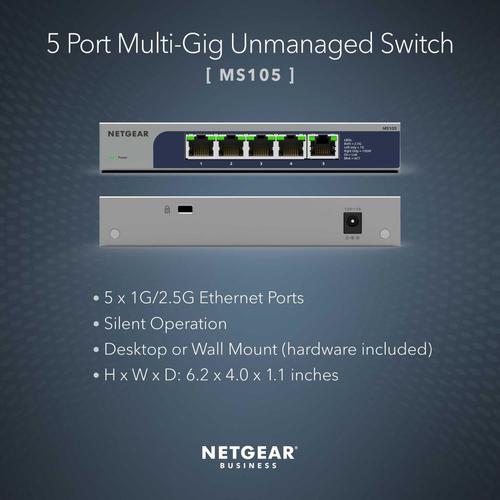 Immagine prodotto Netgear Switch non gestito a 5 porte 2.5G (5 Porti)