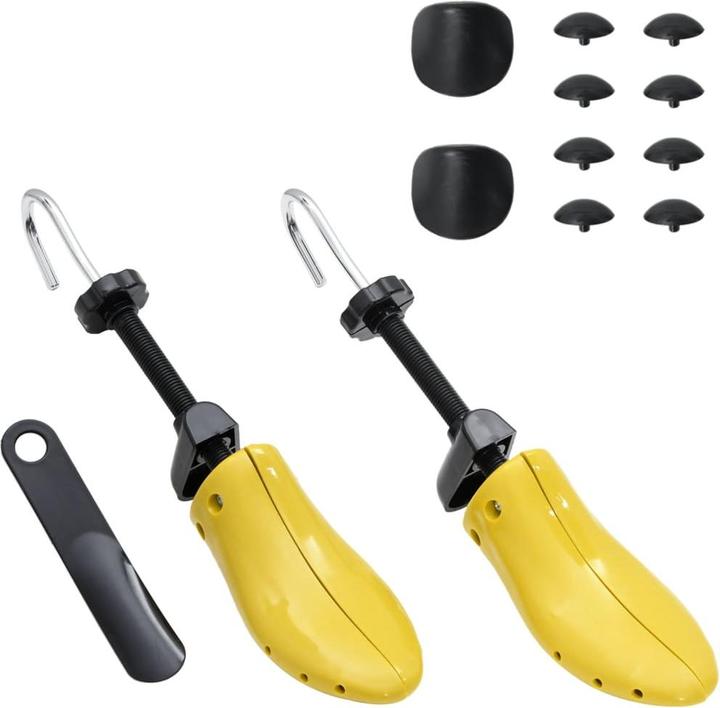 Immagine prodotto VidaXL Albero delle scarpe con calzascarpe giallo UE 37-41 (1 x)