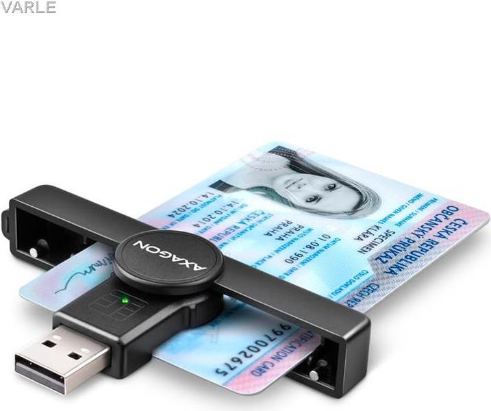 Produktbild Axagon CRE-SMPA USB Smart Card PocketReader (USB 2.0)