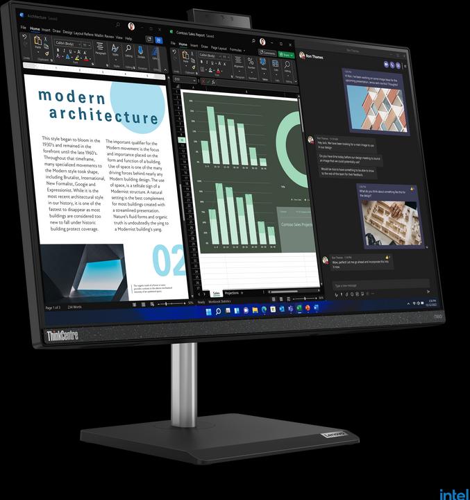 Actual product image Lenovo ThinkCentre neo 30a 24 Gen 4 (Intel Core i7-13620H, 16 GB, 512 GB, Intel UHD Graphics)