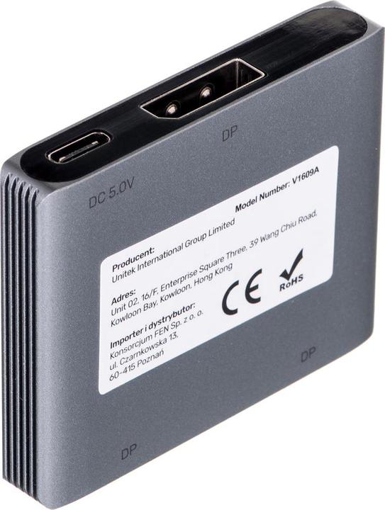 Immagine prodotto Unitek Dwukierunkowy przełącznik DP 1.4 8K 2-na-1