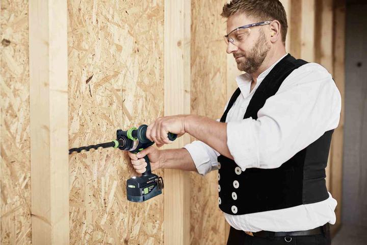 Immagine prodotto Festool Trapano avvitatore con percussione a batteria TPC 18/4 I-Basic (Batteria ricaricabile)