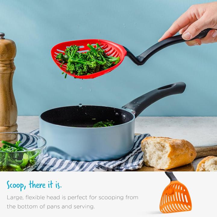 Actual product image DreamFarm Spoon strainer Large Lestrain Red