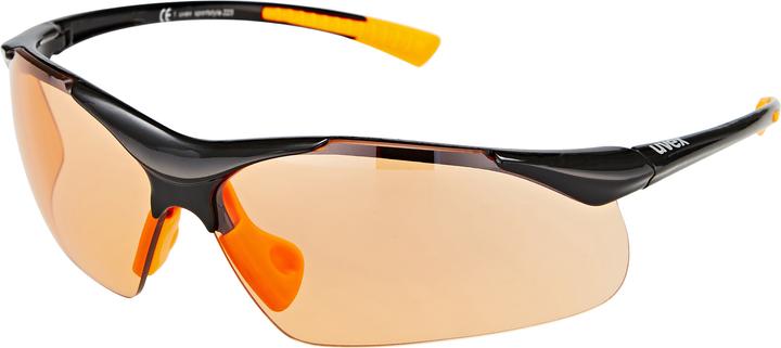 Actual product image Uvex Sports Sportstyle 223 (Black, Orange)