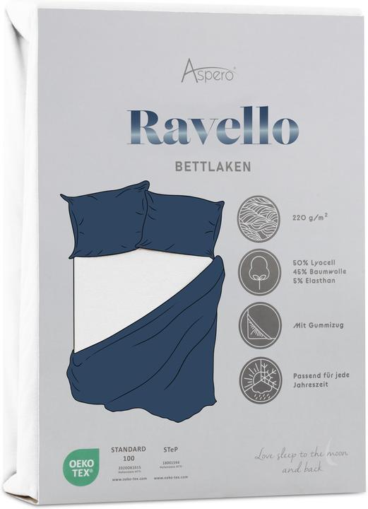 Produktbild Aspero Spannbettlaken Ravello - 9407 (200-220 x 220-240 cm)