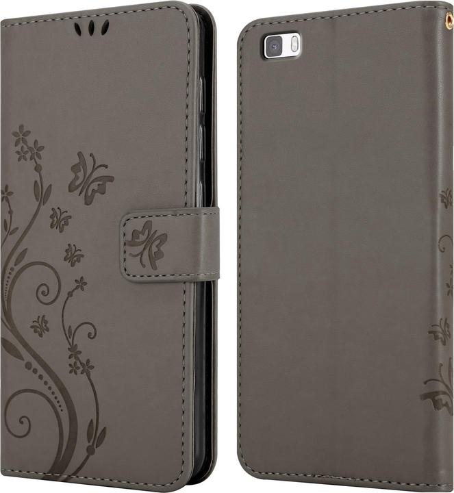 Actual product image Cadorabo Flower Book Cover (Huawei P8 Lite)