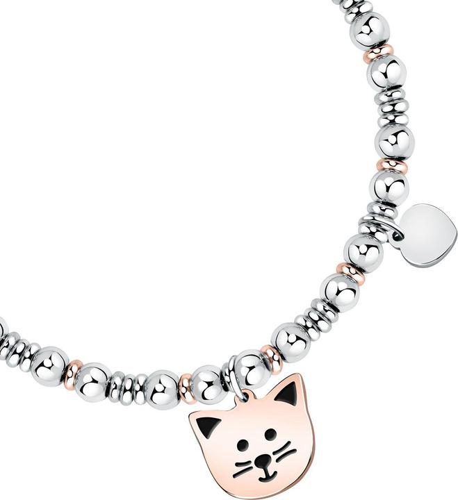 Produktbild La Petite Story Cute Bicolor Bracelet Family LPS05ASF69 (17 cm, Edelstahl, Emaille)
