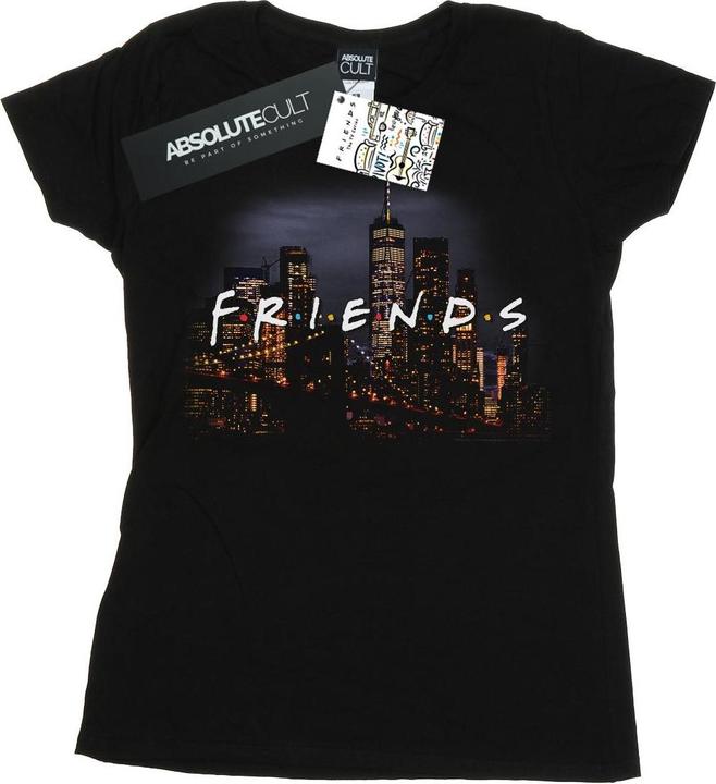 Actual product image Friends Womens/Ladies Logo Skyline Cotton T-Shirt (XL)