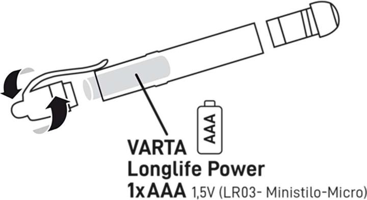 Produktbild Varta Taschenlampe (11.70 cm, 3 lm)