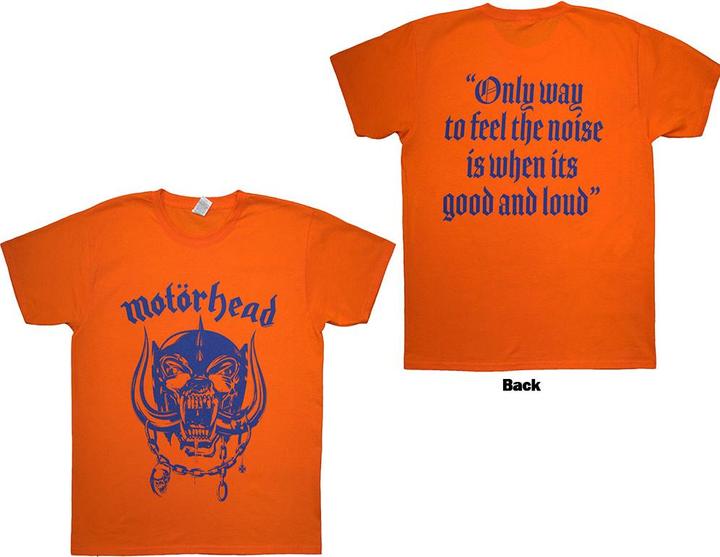 Actual product image Motorhead Good & Loud Back Print (S)