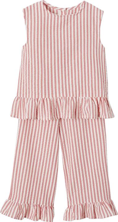 Actual product image Vertbaudet Girls' set: blouse & 7/8 trousers (158)