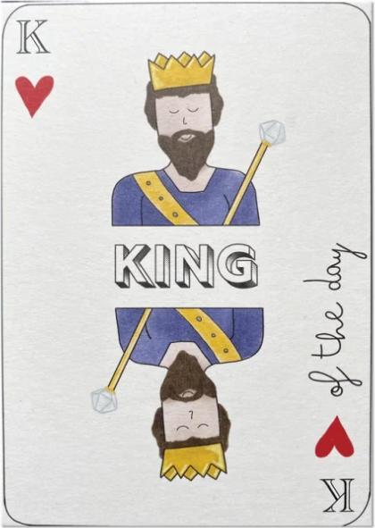 Image du produit Keitcards Carte postale King of the day
