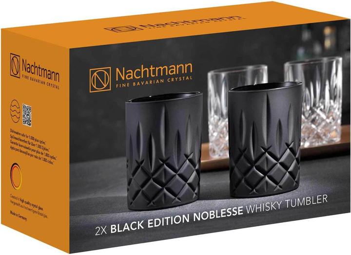 Produktbild Nachtmann Whiskygläser Noblesse Black Edition (2.95 dl, 2 x, Whiskygläser)