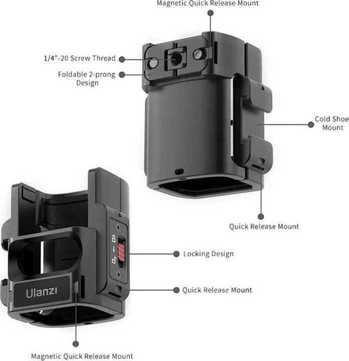 Produktbild Ulanzi PK 06 Expansion Adapter (DJI Osmo Pocket 3)