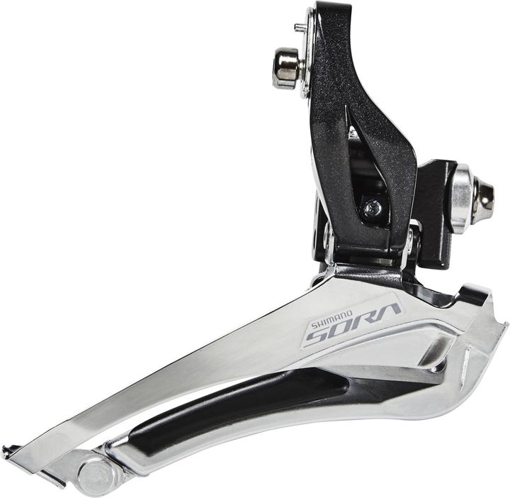 Actual product image Shimano Sora FD-R3000 front derailleur braze-on 2x9 down-pull