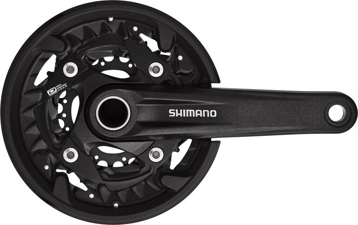 Actual product image Shimano MTB FC-MT500 crankset 3x10-speed 40-30-22 T. (170 mm)