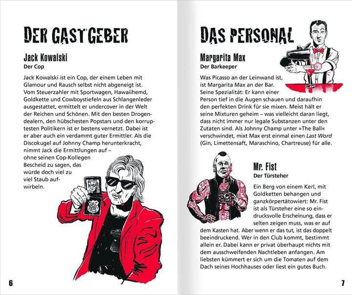 Actual product image black party Dying at the Discotheque (German)