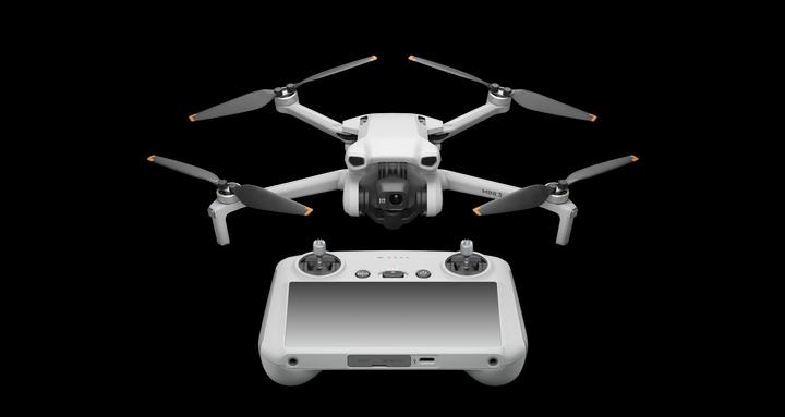 Produktbild DJI Mini 3 mit RC Controller und Fly More Combo (38 min, 248 g, 48 Mpx)