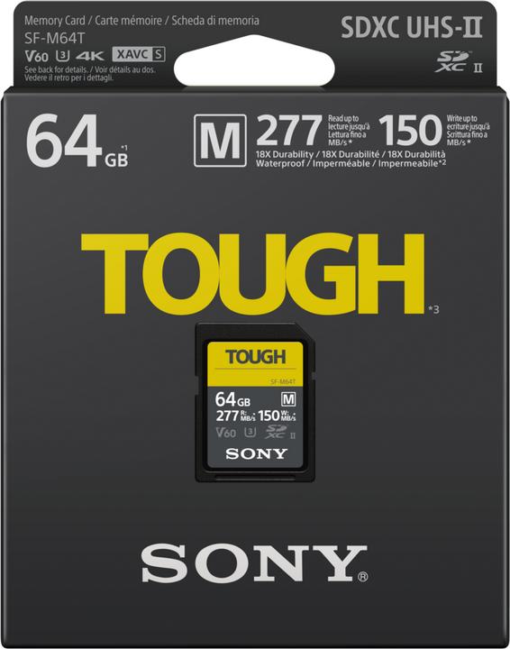 Produktbild Sony SF-M Tough (64 GB, SDXC, U3, UHS-II)