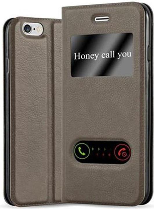 Actual product image Cadorabo Book with View double window cover (Apple iPhone 6)