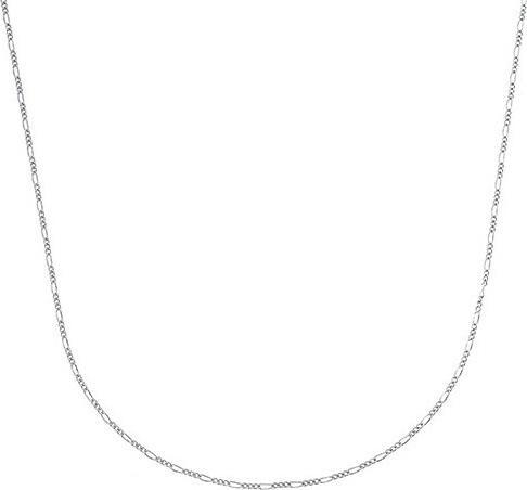 Image du produit Passion Chainette Argent Rhodie - 38 cm - Figaro (Matériel exact, MAT BIJOU)