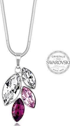 Produktbild Levien Navette purple crystals necklace (L)