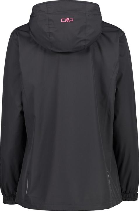Actual product image CMP Campagnolo Rain Jacket Fix Hood Woman antracite gloss (38)