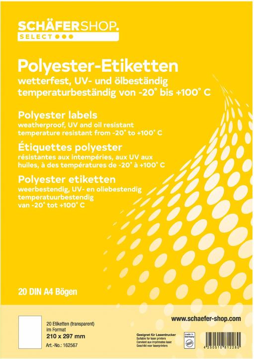Produktbild Schäfer Shop Wetterfeste Etiketten
