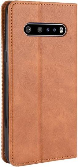 Productafbeelding MU Classic Retro Lederen Boekomslag Serie (LG V60 ThinQ 5G)