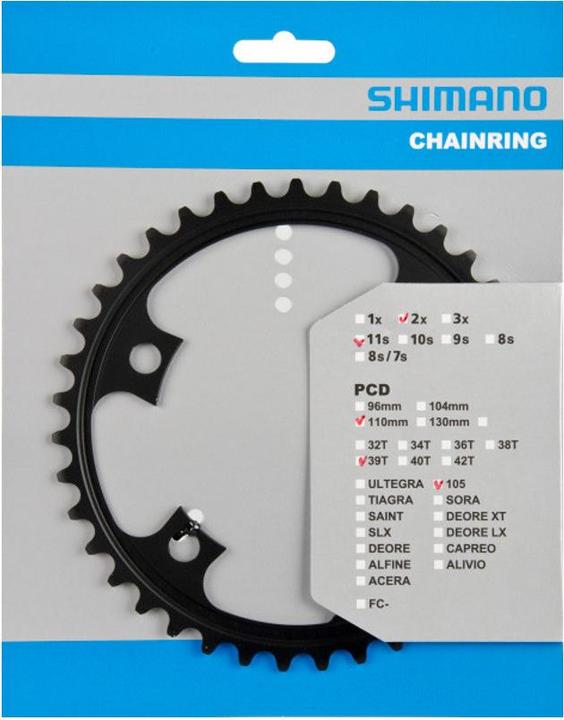 Produktbild Shimano 105 FC-5800 Kettenblatt MD 110 mm (53)