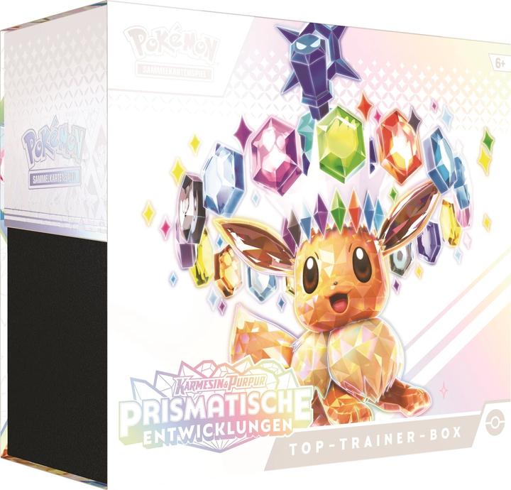 Actual product image Pokémon Karmesin & Purpur 8.5 (German, Elite / Top Trainer Box)