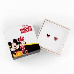 Produktbild NoName MINNIE + MICKEY - 1 Paire de Clous d'Oreilles - Laiton Argent Plaqué (Sterling Silber)