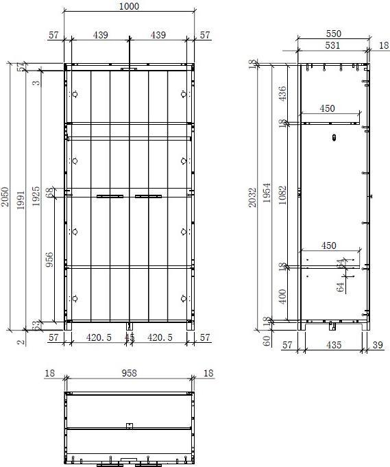 Immagine prodotto Vipack Erik Armoire 2 Portes (100 cm)