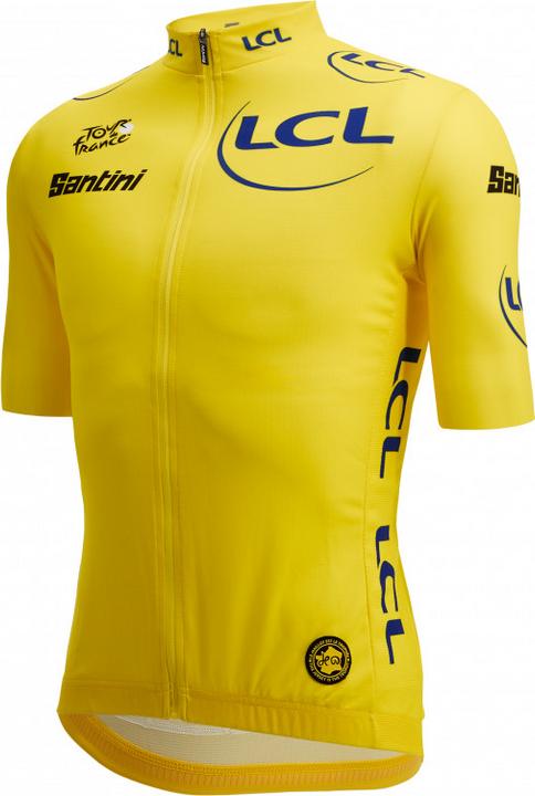 Actual product image Santini Kurzarmtrikot TDF LEADER YELLOW Herren (S)