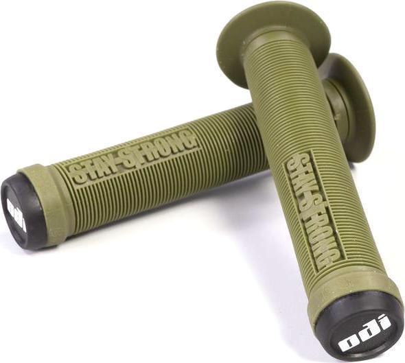 Actual product image Odi Grips Stay Strong Lionheart Grips - olive