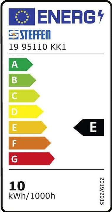 Label énergétique Steffen Phares (1000 lm)