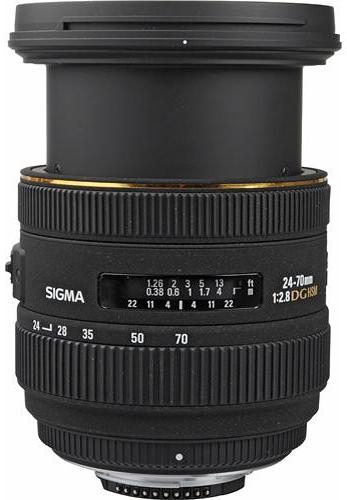 Image du produit Sigma 24-70mm F2,8 IF EX DG HSM Nikon (Nikon F, Plein format)