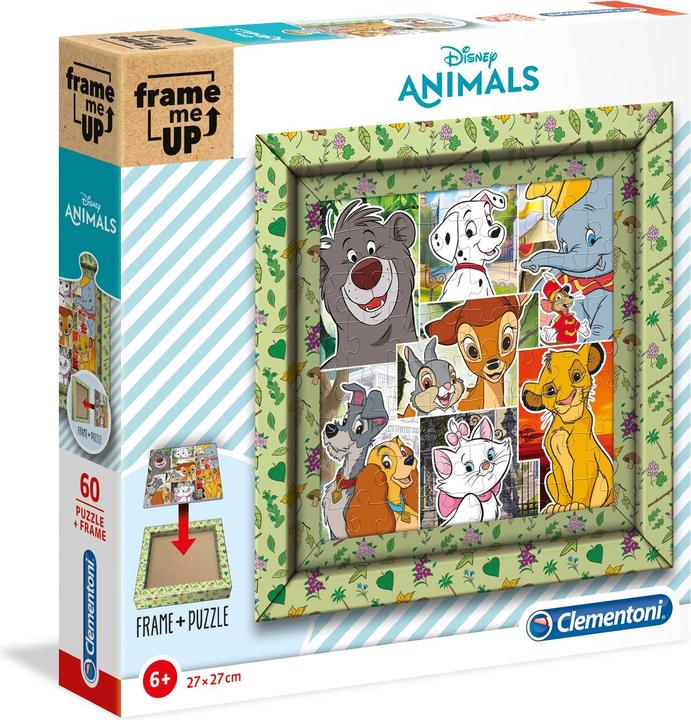 Produktbild Clementoni Rahmen-Puzzle 60 tlg, Animals (60 Teile)