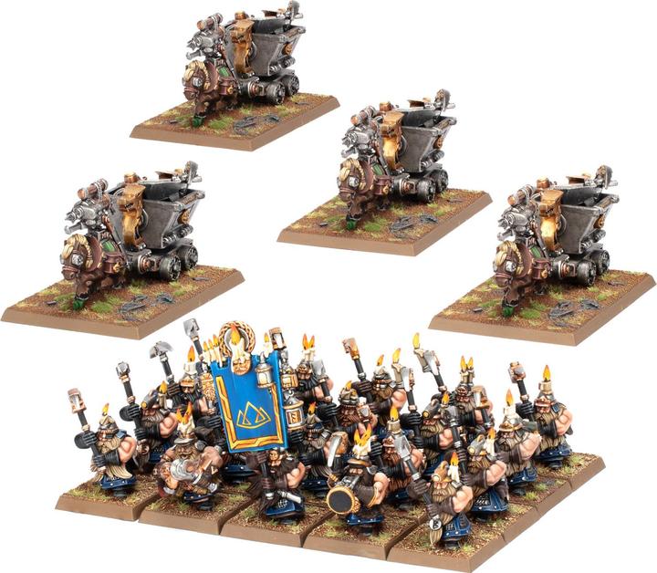 Immagine prodotto Games Workshop Warhammer ToW - La montagna dei nani ospita i mineurs (Materiale sintetico)
