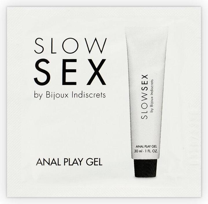 Actual product image Bijoux Indiscrets Slow Sex Anal Play Gel Single Dose (2 ml)
