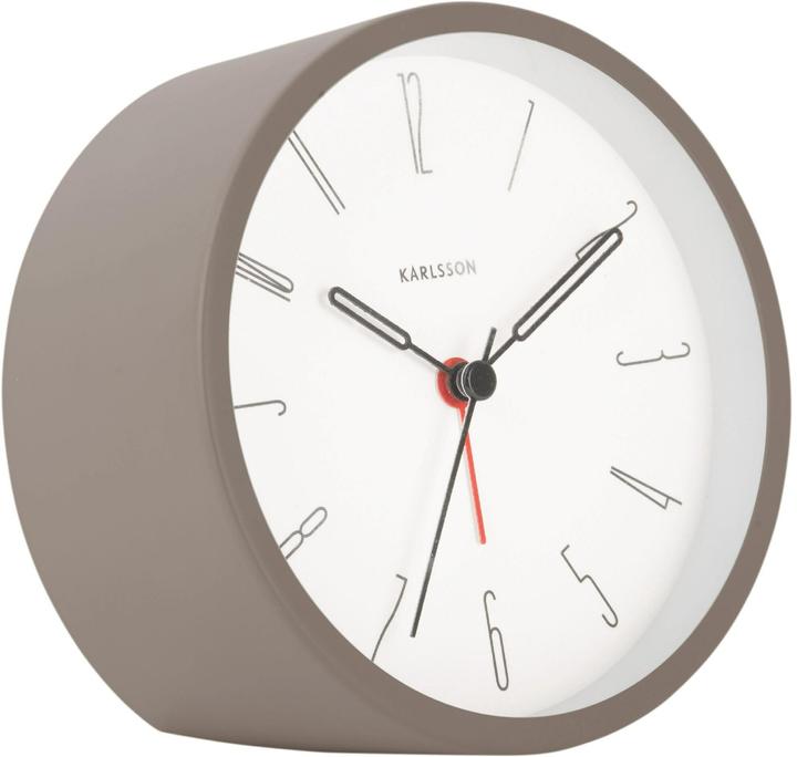 Immagine prodotto Karlsson Sveglia classica Belle Numbers 11 cm, grigio, funzioni