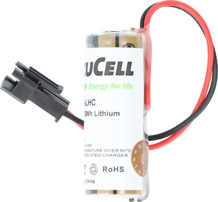 Immagine prodotto AccuCell Batterie CR8LHC für Fuji CR8-LHC, FDK CR8.L, CR8.LHC, THP3053 (1 pz., CR17450, 2600 mAh)