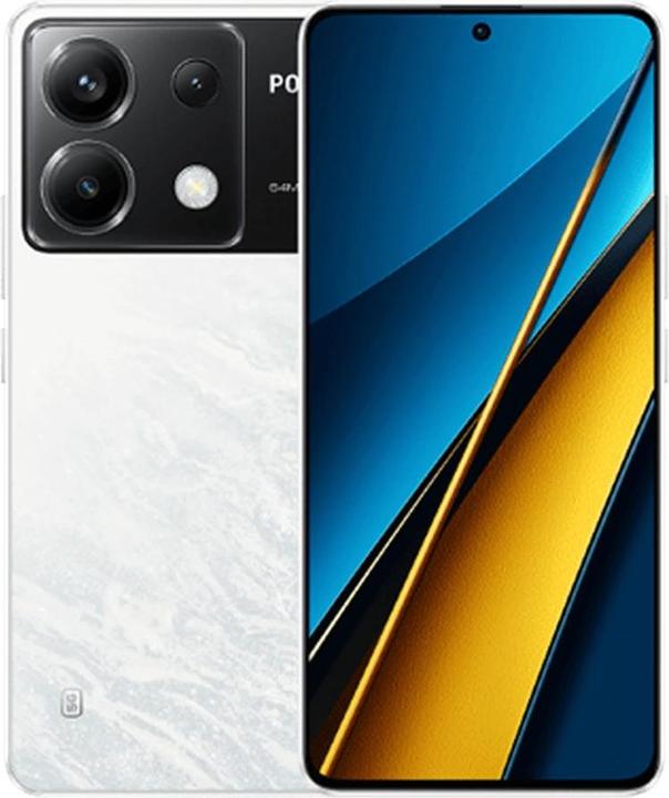 Image du produit Xiaomi Poco X6 (256 Go, Blanc, 6.67", Double SIM hybride, 64 Mpx, 5G)