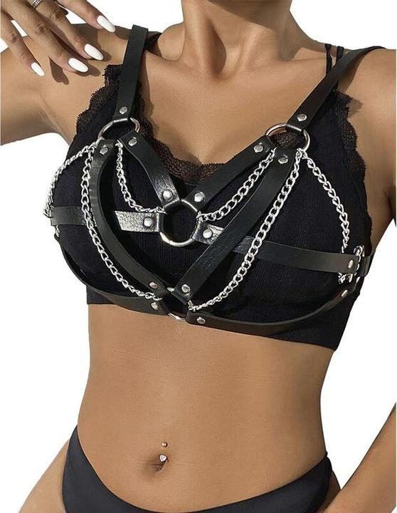 Immagine prodotto Subblime 953713 Cintura Bondage Punk Con Fibbia In Metallo Nera Taglia Unica