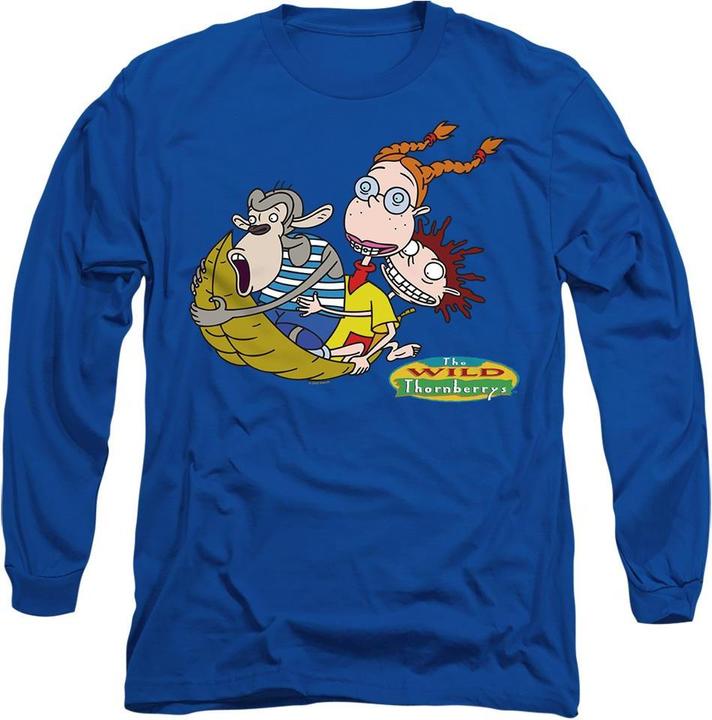 Immagine prodotto The Wild Thornberrys On Leaf Maglietta Eliza Darwin e Donny Adulto Unisex (L)