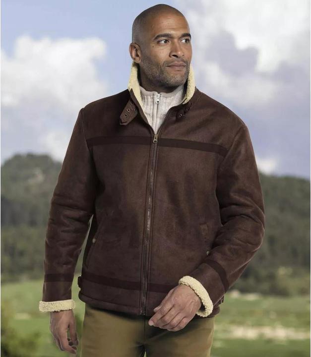 Actual product image Atlas For Men Mens Faux Suede Jacket (XL)
