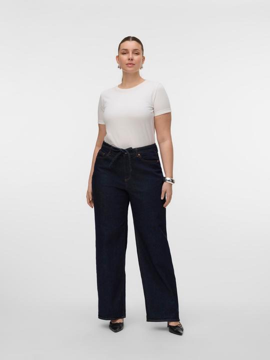 Actual product image Vero Moda VMCTESSA Hohe Taille Weiter Beinschnitt Jeans Weit geschnitten (W54/L32)