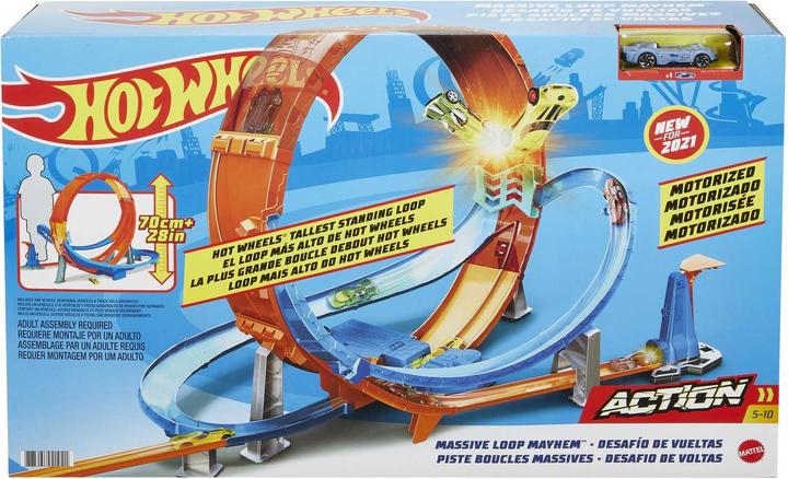 Produktbild Mattel Riesen Looping-Crash Trackset
